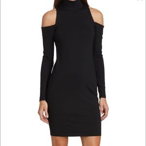 Twenty black cold shoulder dress